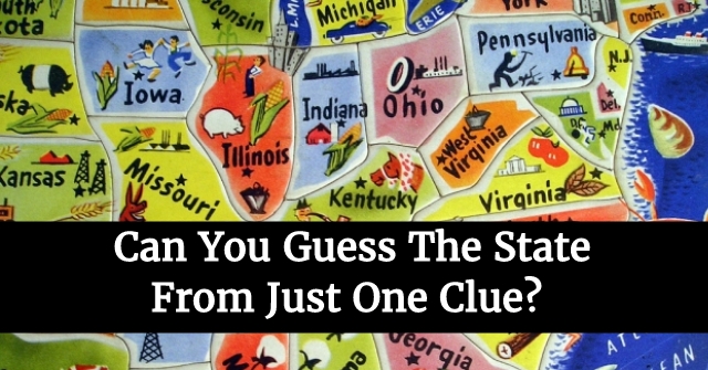 Antibiotika Fjerde overførsel Can You Guess The State From Just One Clue? | All About States