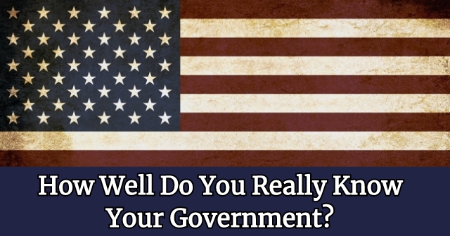 How Well Do You Really Know Your Government?