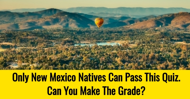 Only New Mexico Natives Can Pass This Quiz Can You Make The Grade All About States