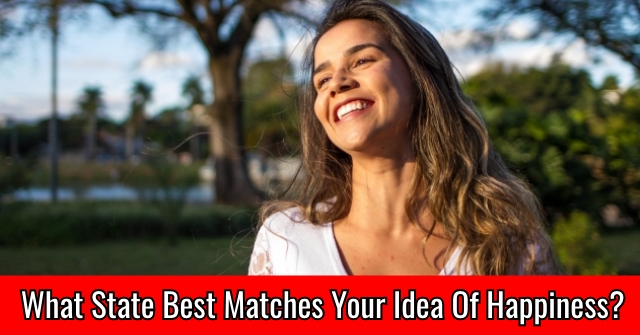 What State Best Matches Your Idea Of Happiness?